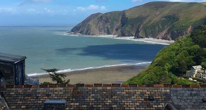 A charming dog and couple friendly quirky apartment with sea views, in a popular location in North D