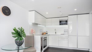 Departamento, 1 habitación, para no fumadores, cocineta | Cocina privada