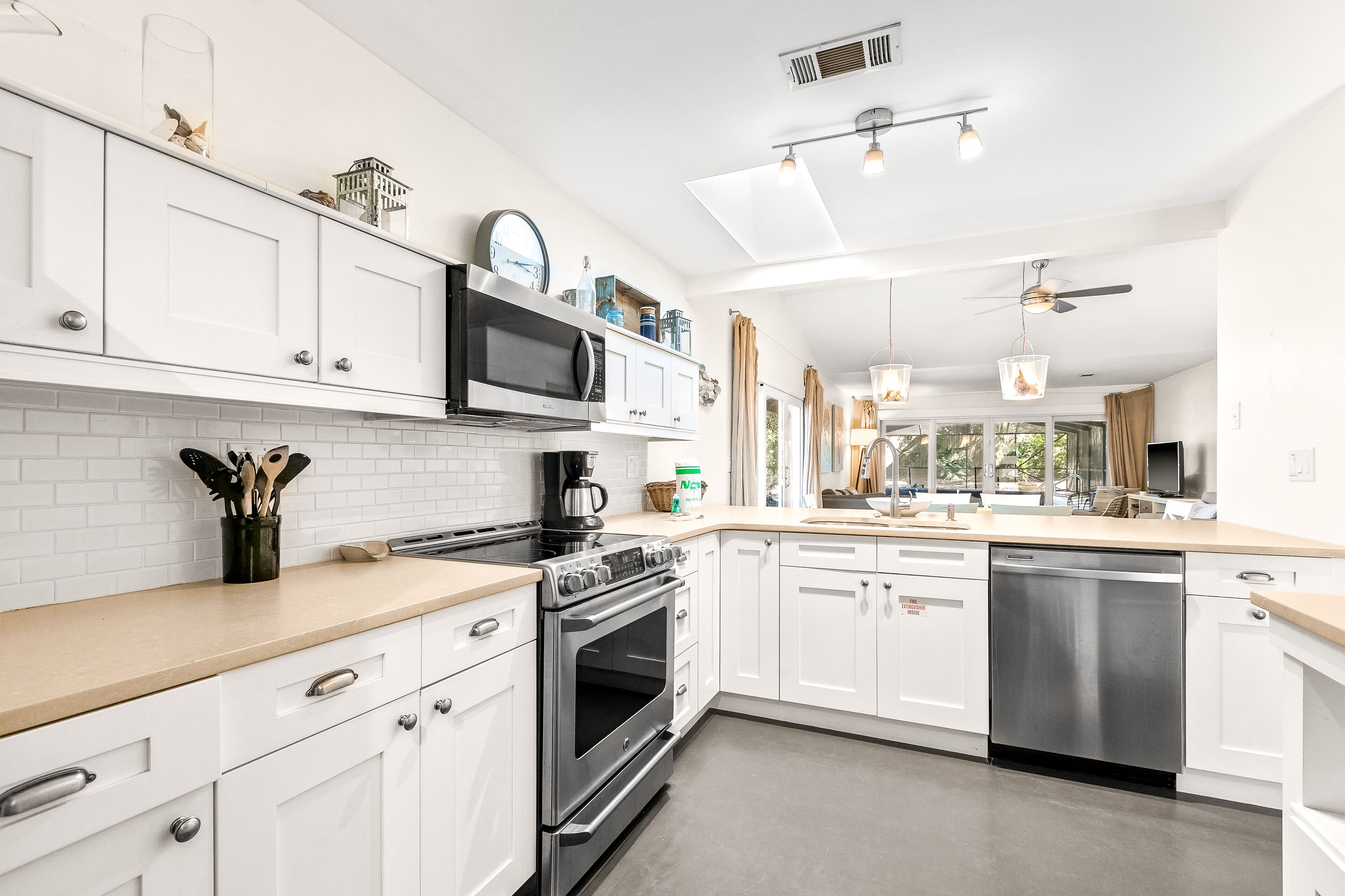 Beautiful home close to the beach with private pool, patio, enclosed yard & W/D