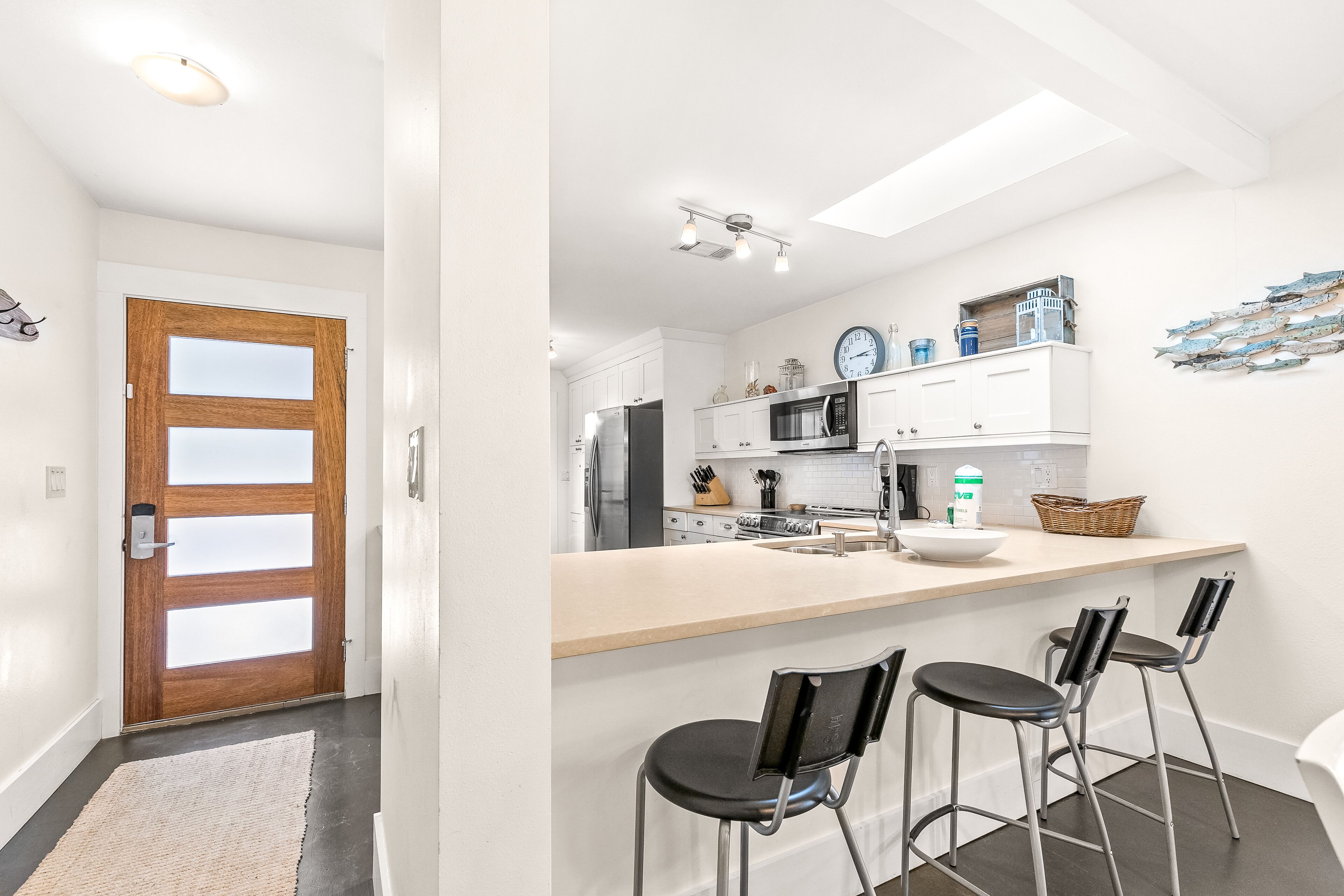 Beautiful home close to the beach with private pool, patio, enclosed yard & W/D