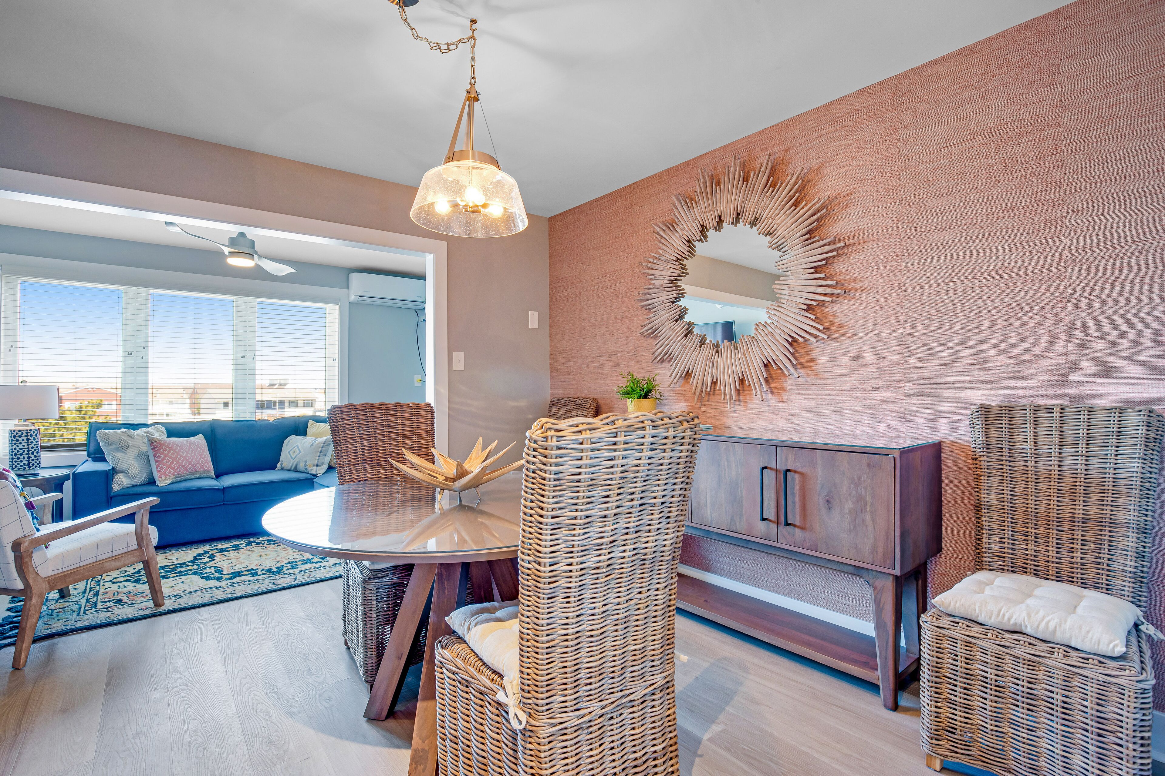 Third-Floor condo with bay views, WiFi, partial A/C, and private W/D