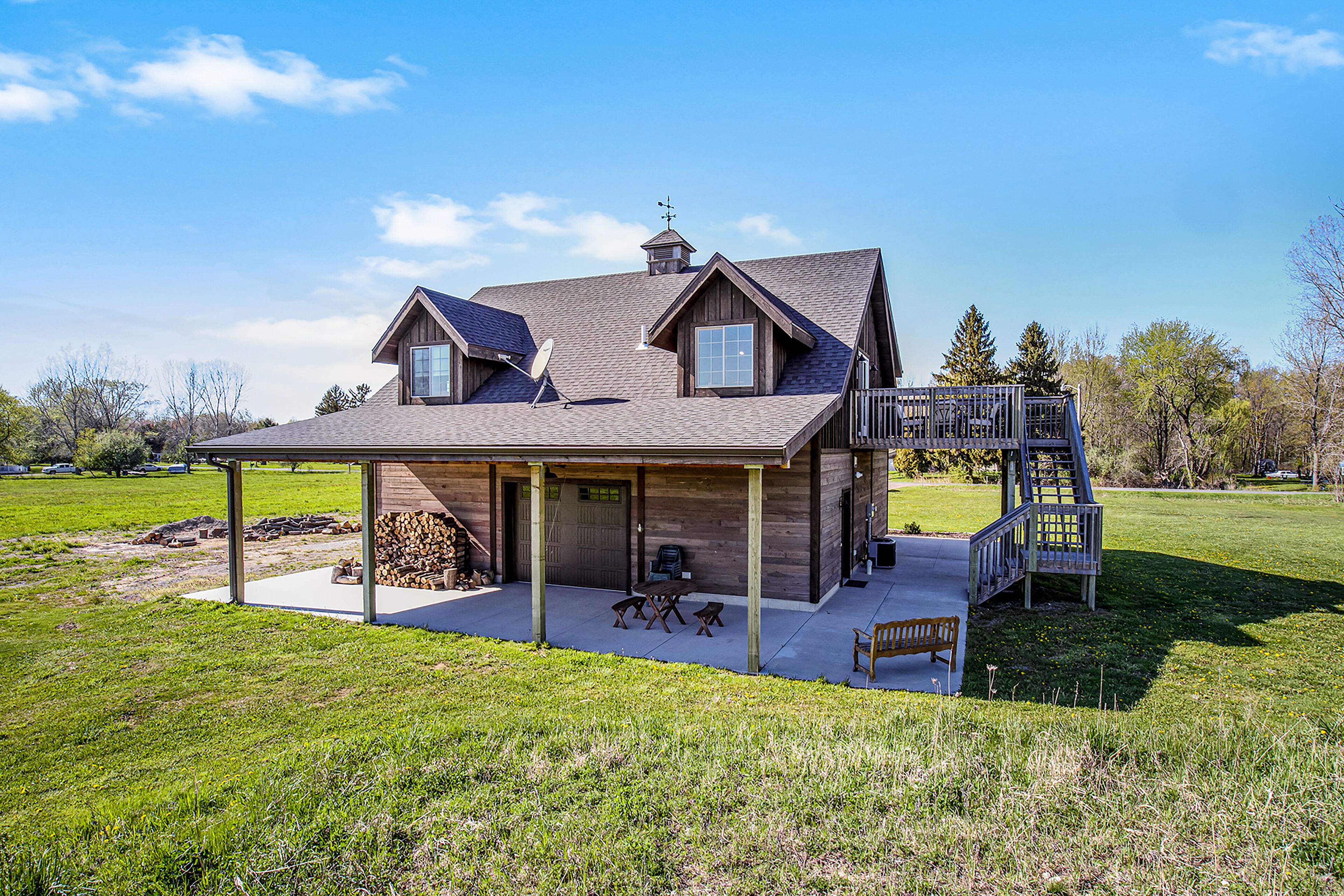 Unique Getaway Set on 30 Acres w/ Free WiFi, a Furnished Deck, & Firepit