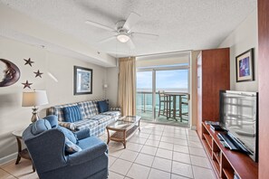 Televisión y reproductor de DVD 