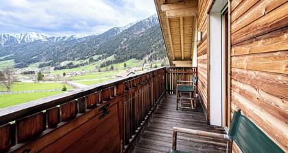 Haus Landheim Apartment Talpanorama in Antholz with a wonderful panoramic balcony!