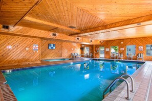 Indoor pool, a heated pool