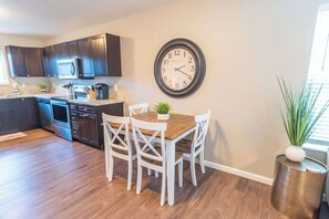 Dining - Full Kitchen, In-Suite Laundry, Wi-Fi, and Parking (Wasilla)