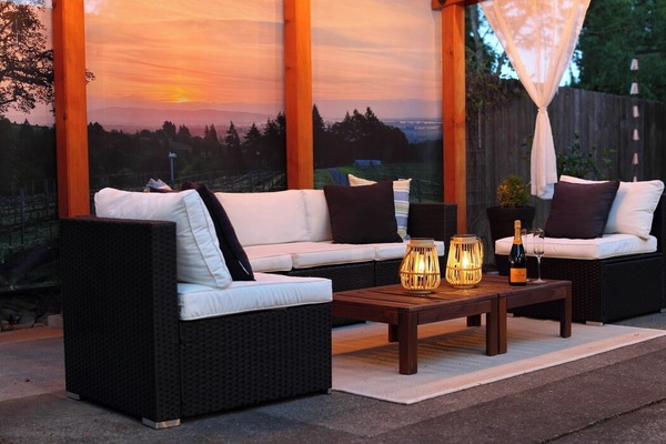 Simple pleasures found here! Relaxing with friends, bubbly, wine & fresh foods.