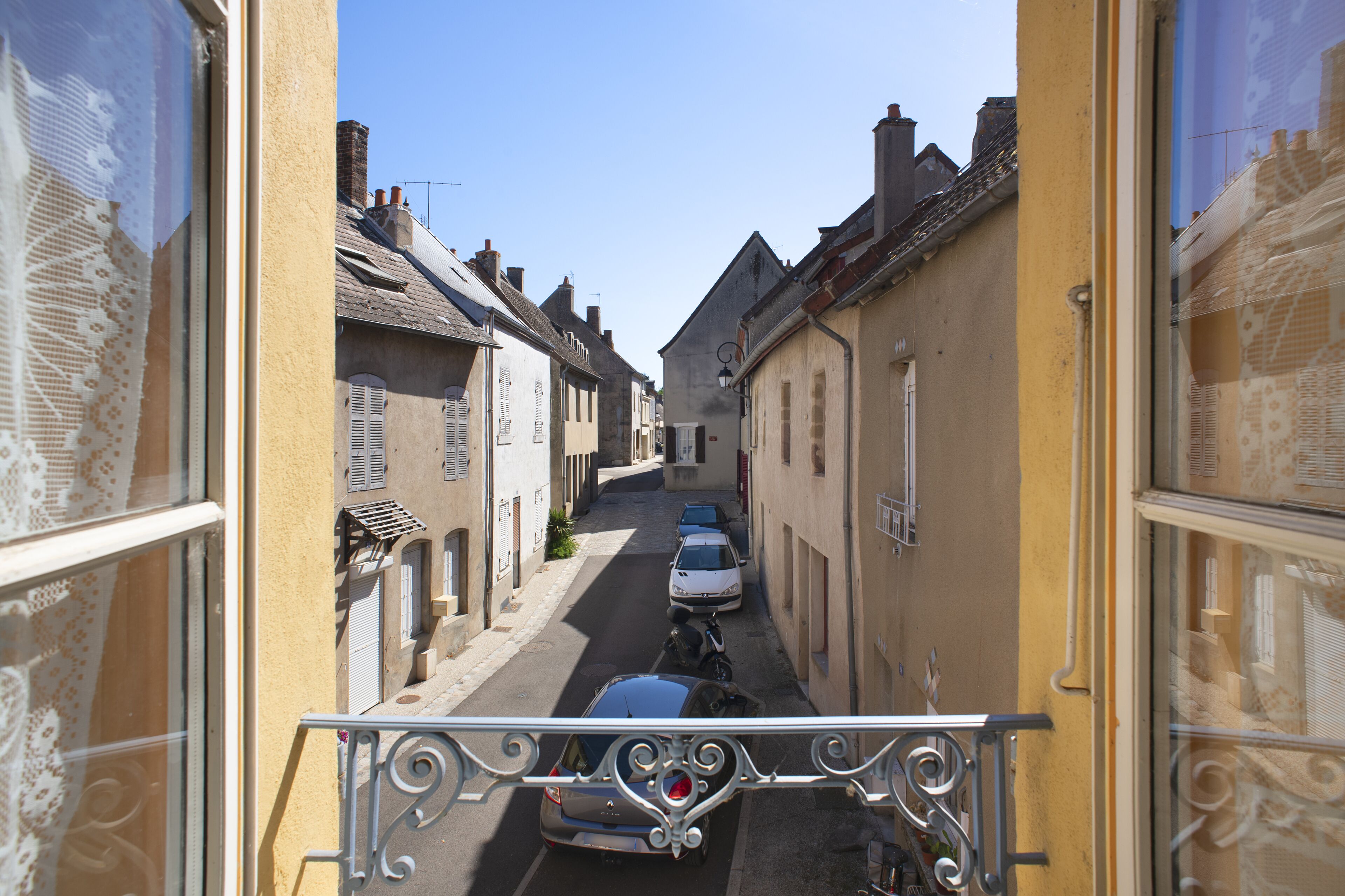 Blick von der Unterkunft