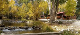 Aspen Grove with a cozy fireplace and a hot tub, come take the chill off!