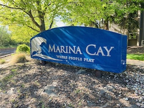 Experience the vibrant atmosphere of Marina Cay, where people play.