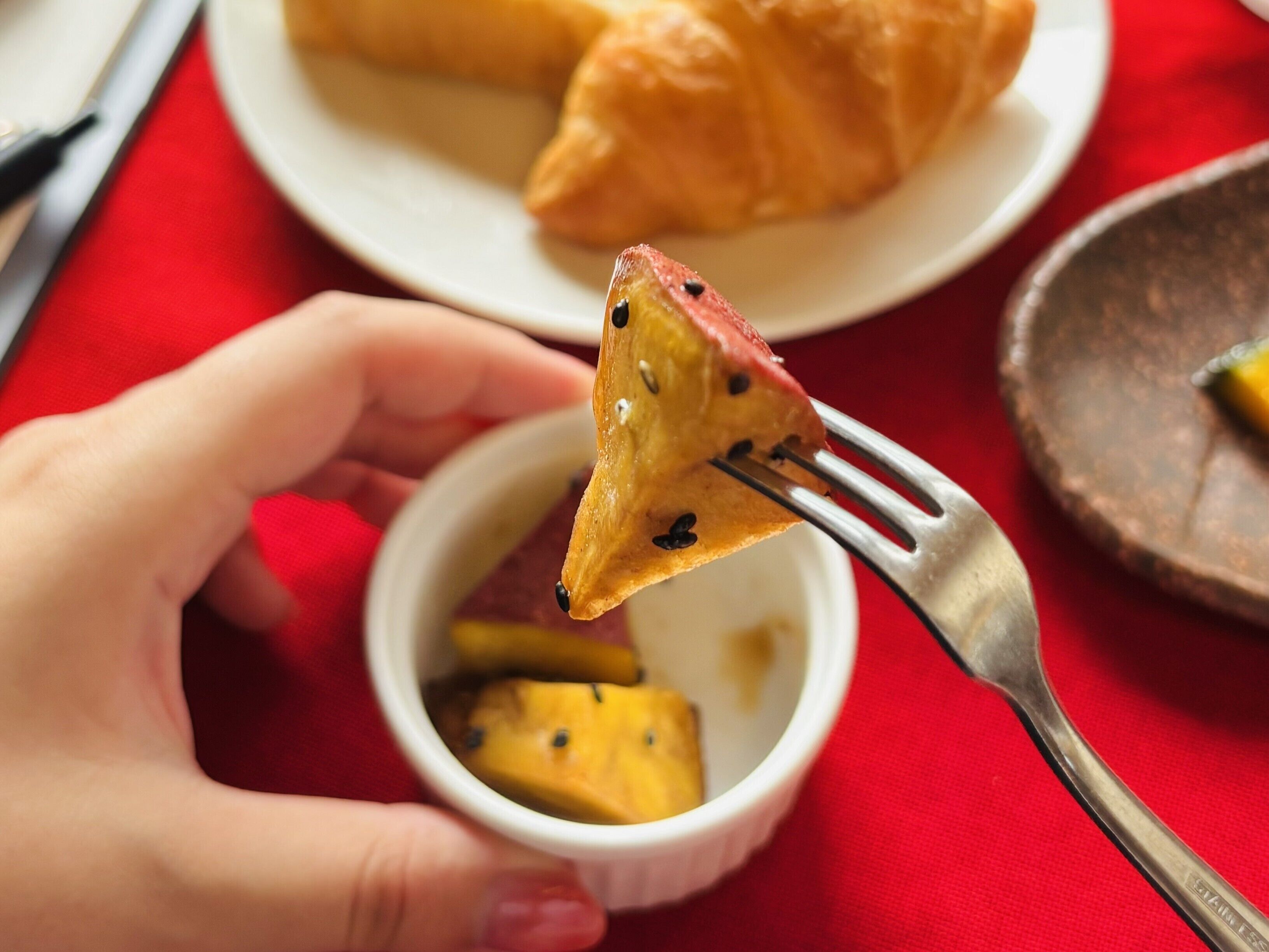 뷔페 아침 식사