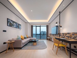 Suite, 1 Bedroom | Premium bedding, pillowtop beds, in-room safe, individually decorated