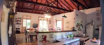 Sítio com Chalés com Lareira e spa