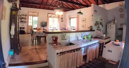 Sítio com Chalés com Lareira e spa