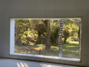 Interior - Sítio com Chalés com Lareira e spa (RJ)