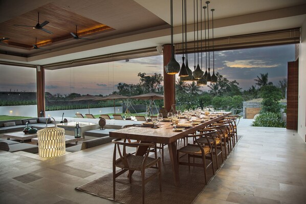 Outdoor dining