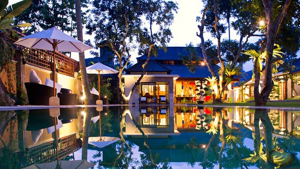 A luxurious resort with a reflective pool, modern architecture, and well-maintained tropical landscaping. - Escape to Bali Villa – Ubud’s Premier Sanctuary 1000 (Bali)
