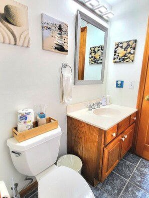 Bathtub, jetted tub, hair dryer, towels - Modern Cape, Private Heated Salt Water Pool,  Minutes to Beaches/Golf/Lakes (Brewster)