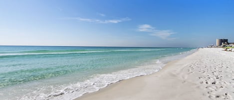 Vlak bij het strand