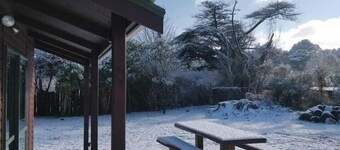 Alpine Bach with spa and separate games room.