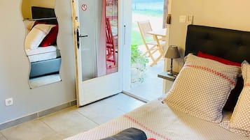 1 chambre, fer et planche à repasser, Wi-Fi gratuit, draps fournis