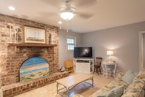 Smart TV, books, video library, offices