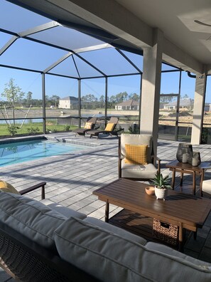 A heated pool - Beautiful Gated, New Construction, Pool Home (Ft. Myers)