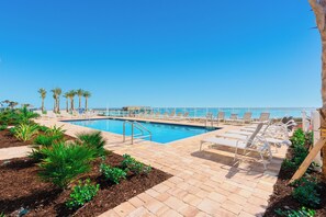 A heated pool - Aruba Condo - Direct Oceanfront #903 (Daytona Beach Shores)