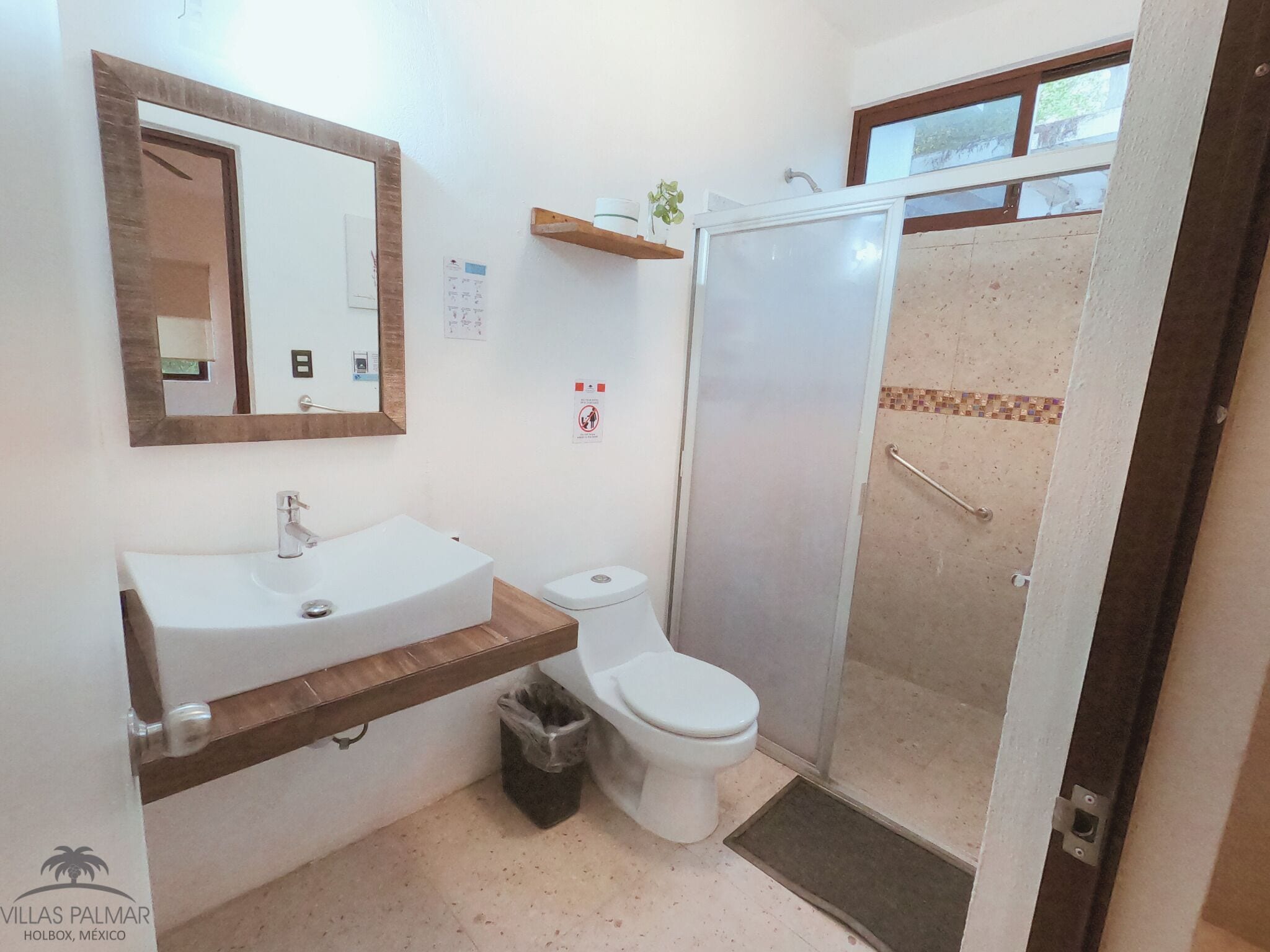 economy double room | bathroom | shower, rainfall showerhead, hair dryer, towels