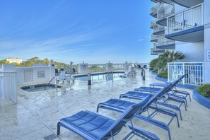 Indoor pool, outdoor pool