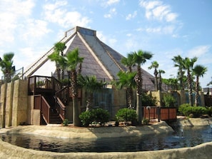 Indoor pool, outdoor pool