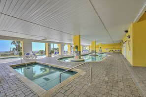 Indoor pool, outdoor pool
