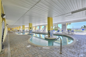 Indoor pool, outdoor pool