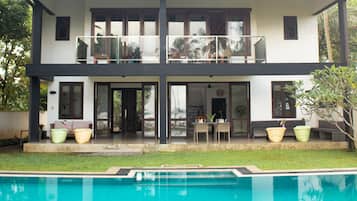 Front of property – evening/night