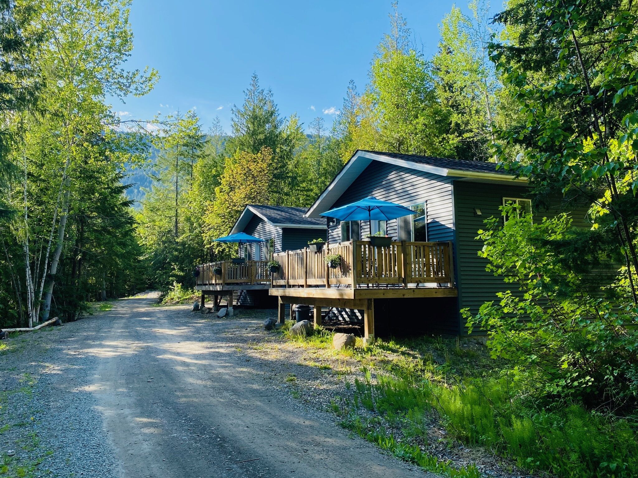 The Hideout | Cabins at Crowfoot Mtn - Mountain views with Hot tub