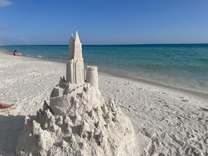 On the beach