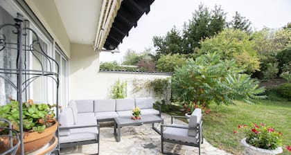 Fewo Peace-deluxe mit Blick auf das Malerische Rheintal und die Germania