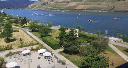 Fewo Peace-deluxe mit Blick auf das Malerische Rheintal und die Germania