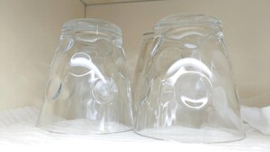 Two clear glass mugs with handles on a white surface. - Hokusei Building 42 (Sapporo)