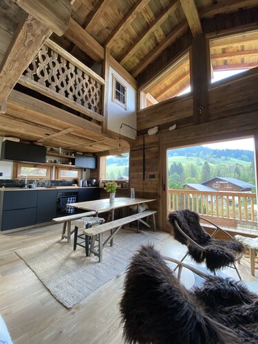 Magnifique chalet ancien refait neuf 8 personnes avec sauna