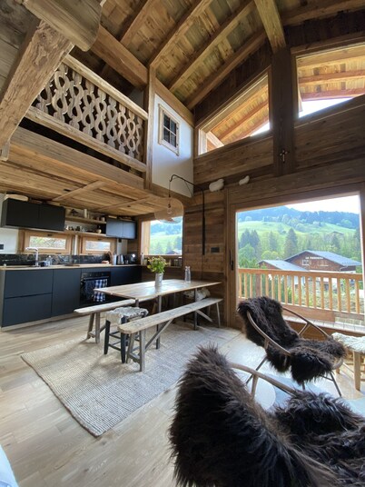 Magnifique Chalet Ancien Refait Neuf 8 Personnes Avec Sauna