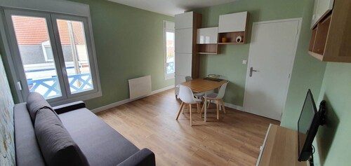 Appartement 2/4pers au coeur d'audresselles, à 150 mètres de la plage.