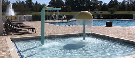 Indoor pool, a heated pool