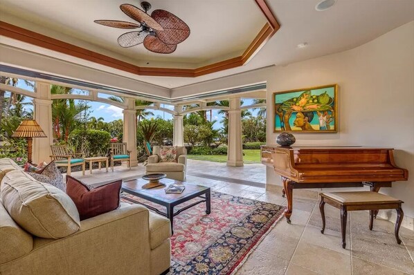 Smart TV, ping pong, books