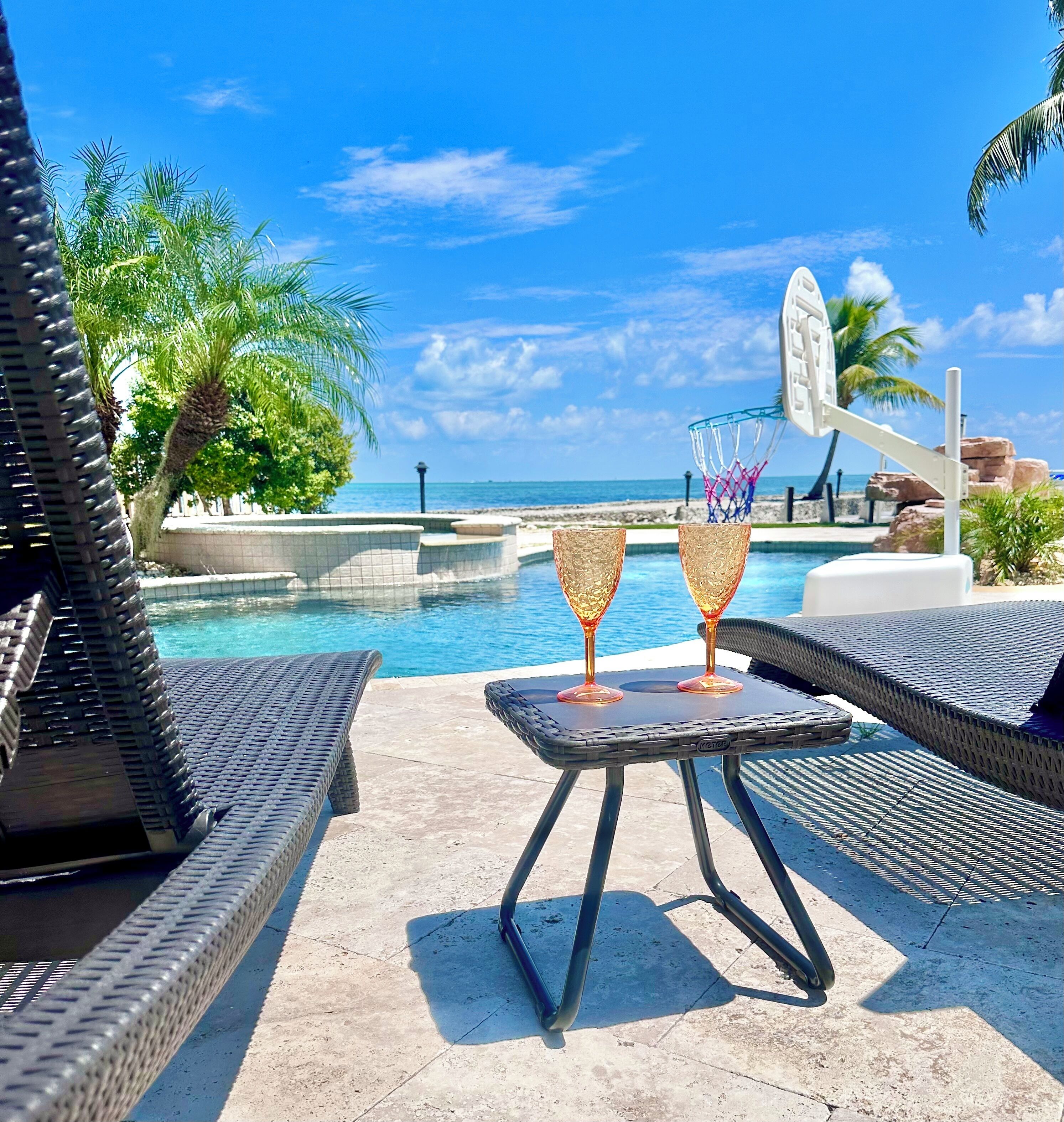 Piscine extérieure, piscine chauffée