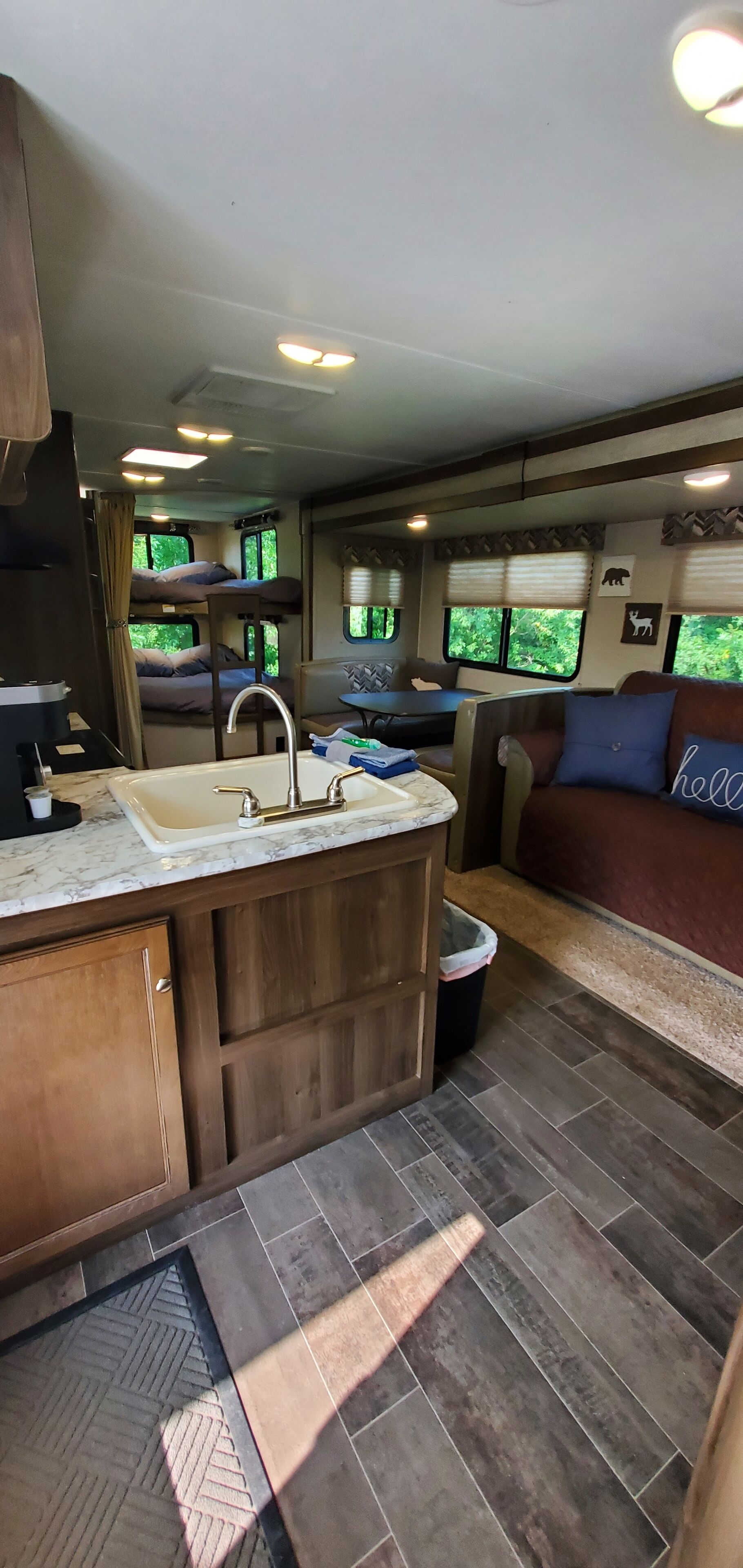 31' RV Travel Trailer Camper on site in South Haven Michigan