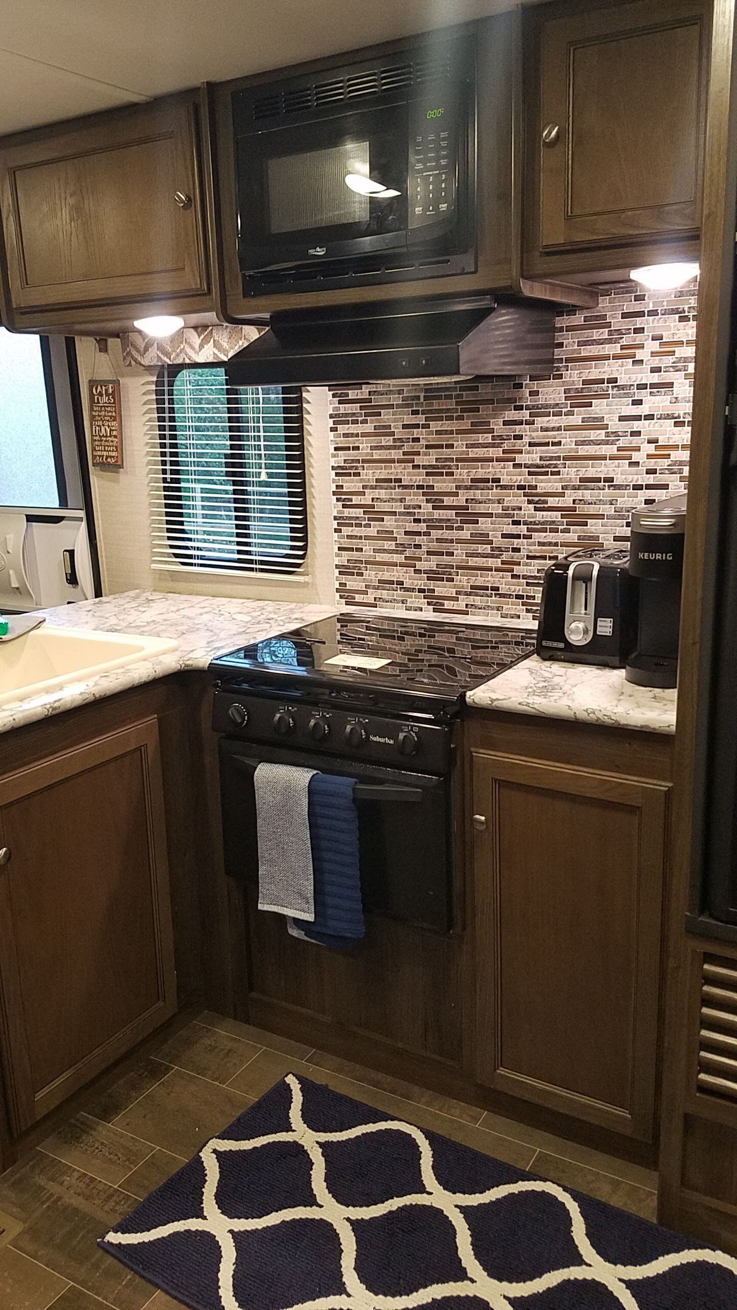 31' RV Travel Trailer Camper on site in South Haven Michigan