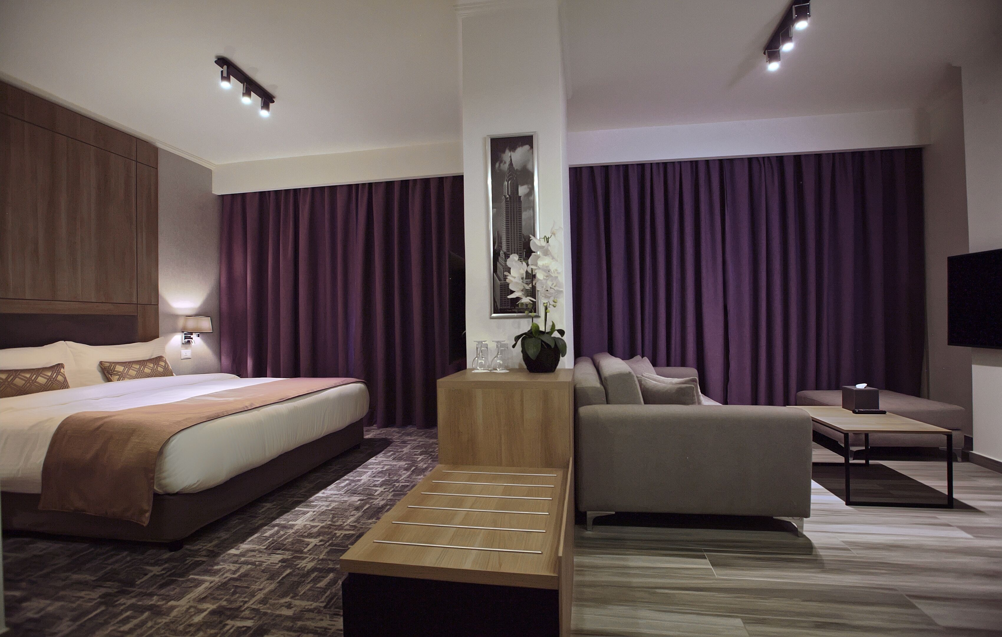executive suite | 1 bedroom, egyptian cotton sheets, premium bedding, down duvets