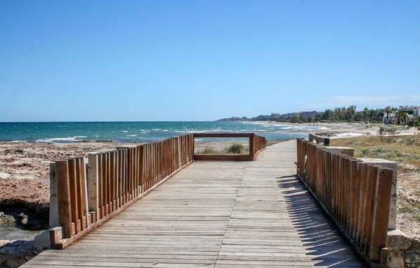 Vlak bij het strand