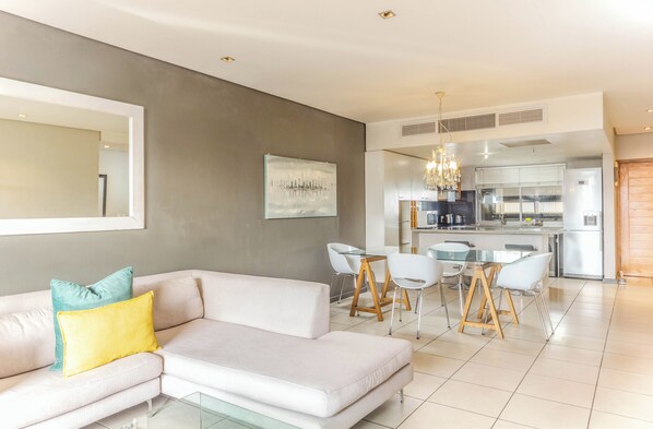 Apartment, 2 Bedrooms, Balcony, City View | Living area - Two Bedroom Apartment - De Waterkant (Cape Town)